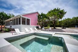 Pink House ATX I Pool & Spa I Firepit