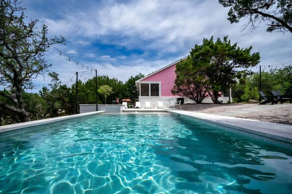 Pink House ATX I Pool & Spa I Firepit
